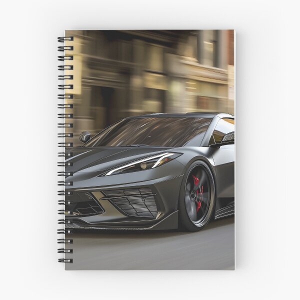 Item preview, Black Corvette E-Ray Poster – Sleek Hybrid Power VIII designed and sold by AutoPopStudio.