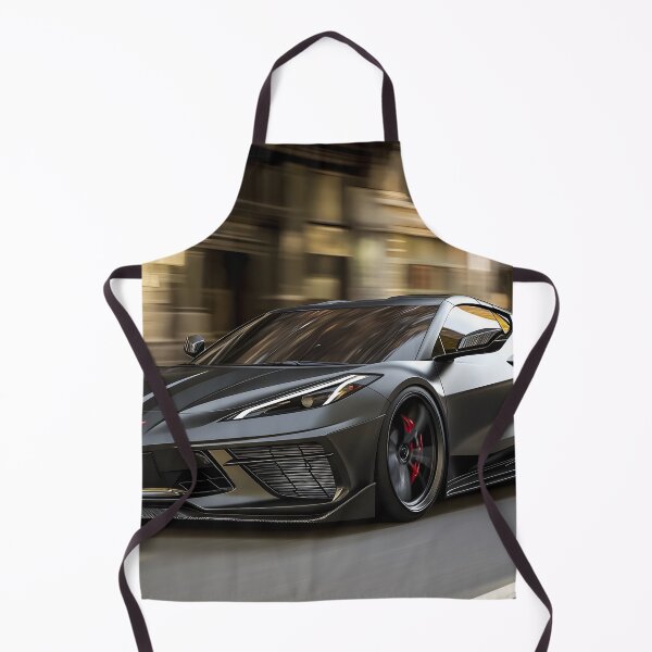 Item preview, Black Corvette E-Ray Poster – Sleek Hybrid Power VIII designed and sold by AutoPopStudio.