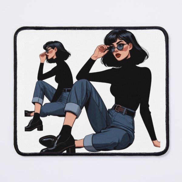 Item preview, Vintage Cool Woman retro themed Pop Art designed and sold by Marshcherokee.