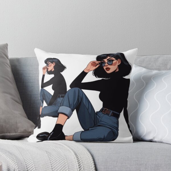 Item preview, Vintage Cool Woman retro themed Pop Art designed and sold by Marshcherokee.