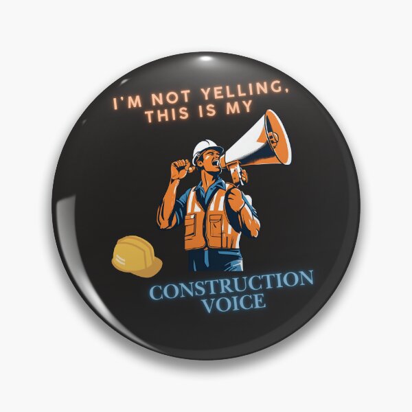 Item preview, Construction Design " I'm Not Yelling This is My Construction Voice" Great for People Who Love Construction designed and sold by JaarebisiA11.