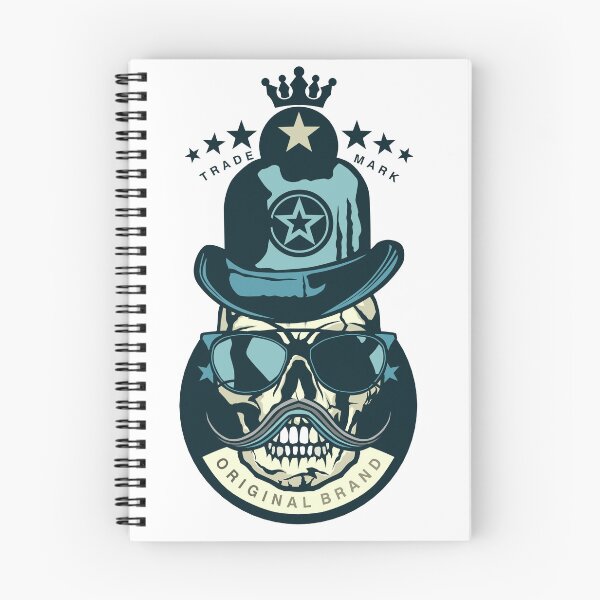 Item preview, hipster skull skull hat bowler mustache original brand trade mark sunglasses designed and sold by Achille3777.
