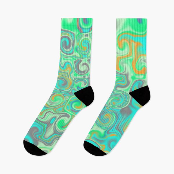 Item preview, Abstract Teal Green Fractal Scene 12 designed and sold by SXW Designs.
