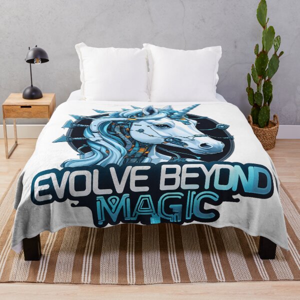 Item preview, Evolve Beyond Magic – Biomech Unicorn designed and sold by zoughlal.