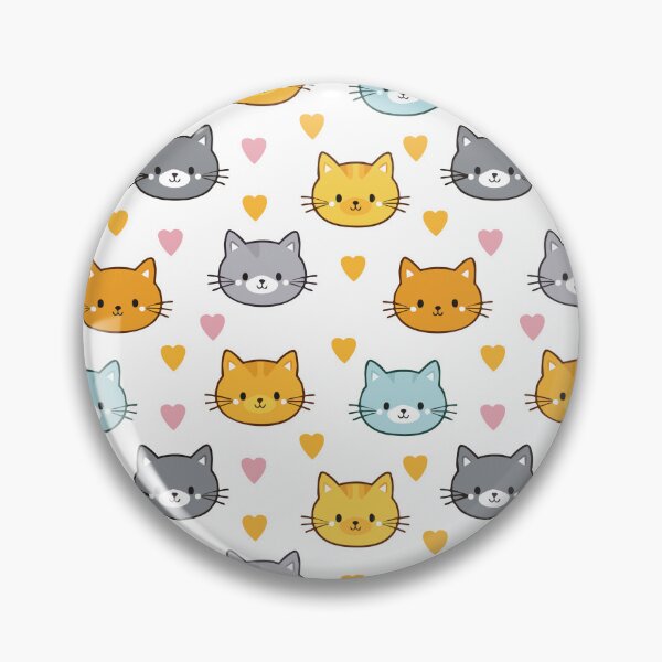 Item preview, Cute Kawaii Cats Pattern 4 designed and sold by STUDIO-72.