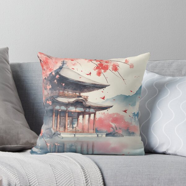 Artikelvorschau, Tempel und Sakura entworfen und verkauft von sakurashorty.