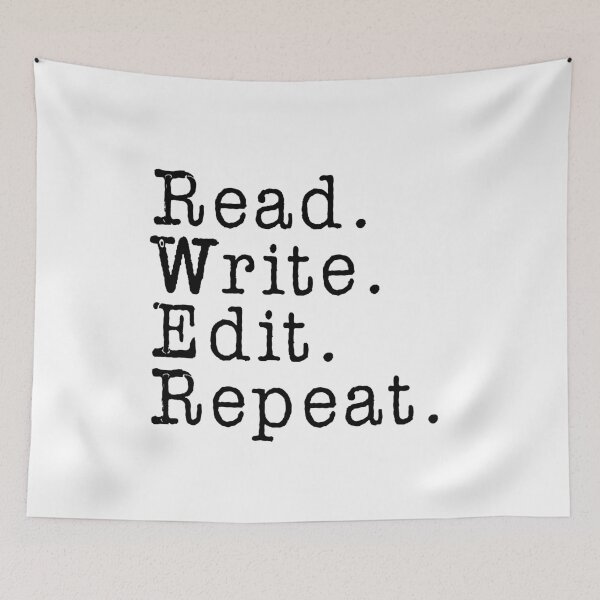 Item preview, Read, Write, Edit, Repeat designed and sold by teesaurus.