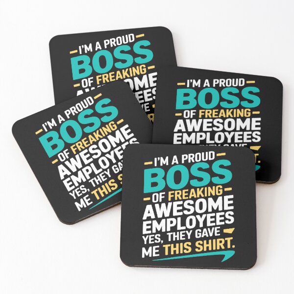 Item preview, I’m A Proud Boss Of Freaking Awesome Employees  designed and sold by Designx99Shirt.