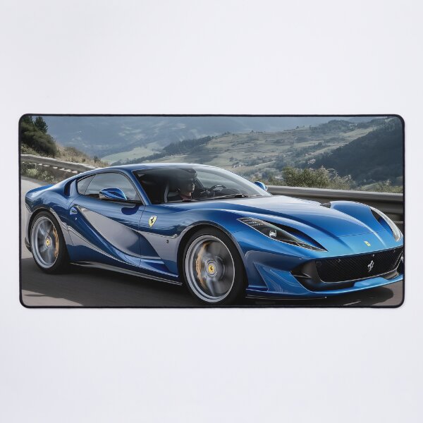 Item preview, Blue Ferrari 812 Superfast – Luxury Speed in Stunning Detail III designed and sold by AutoPopStudio.