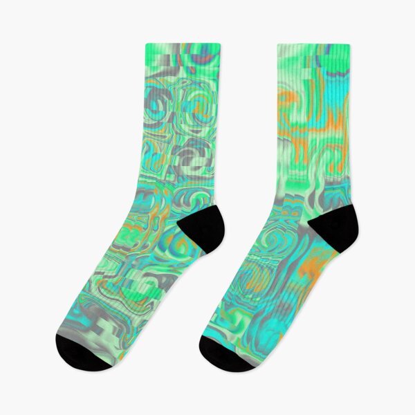 Item preview, Abstract Teal Green Fractal Scene 15 designed and sold by SXW Designs.