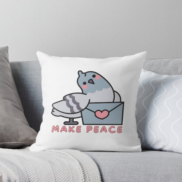 Item preview, Dove of peace, a dove that says make peace designed and sold by Hope-it-fits.