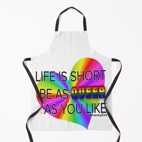 Item preview, Lifes Short Be As Queer As You Like designed and sold by SwearingKids.