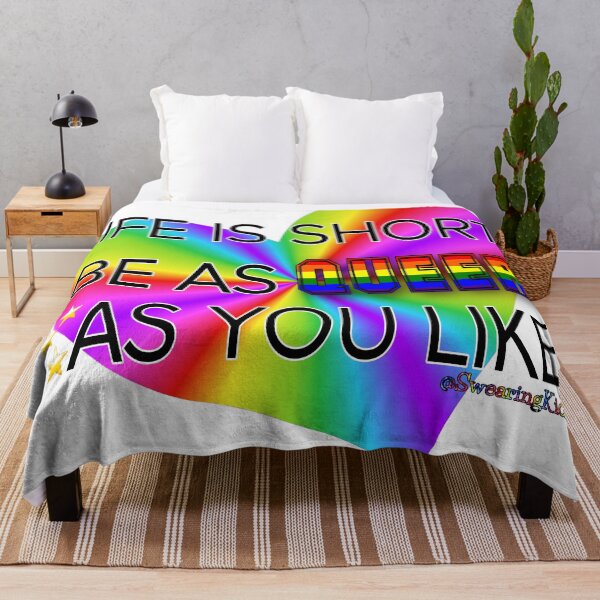 Item preview, Lifes Short Be As Queer As You Like designed and sold by SwearingKids.