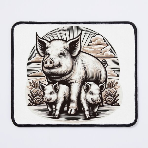 Item preview, Pig Family designed and sold by Tenpaces.