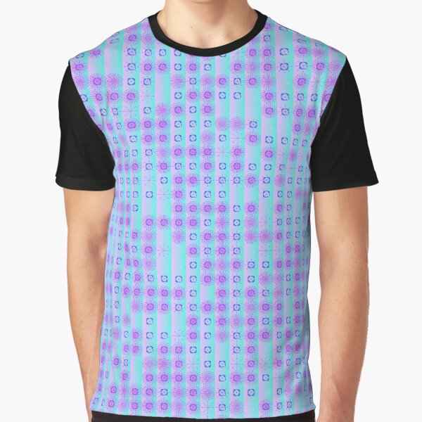 American European Mixed Textile Design Fabric Printing patterns Graphic T-Shirt