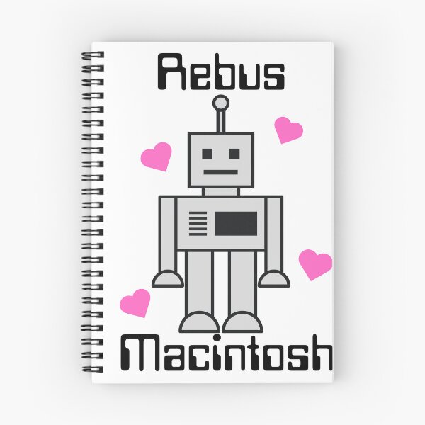 Item preview, Rebus Macintosh designed and sold by flirtyandsturdy.