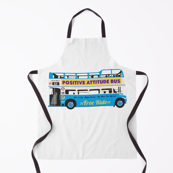 Item preview, Positive Attitude Bus graphic designed and sold by Tobacco Flower Creative.