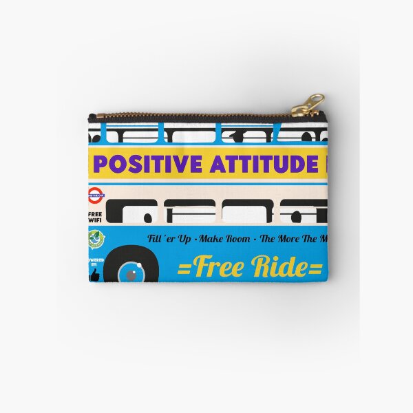 Item preview, Positive Attitude Bus graphic designed and sold by Tobacco Flower Creative.