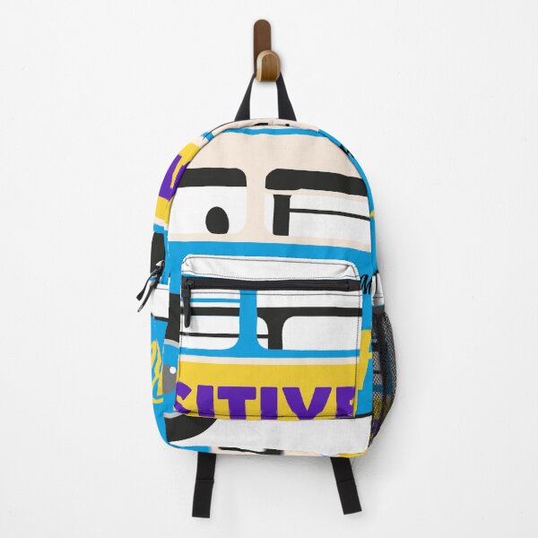 Item preview, Positive Attitude Bus graphic designed and sold by Tobacco Flower Creative.