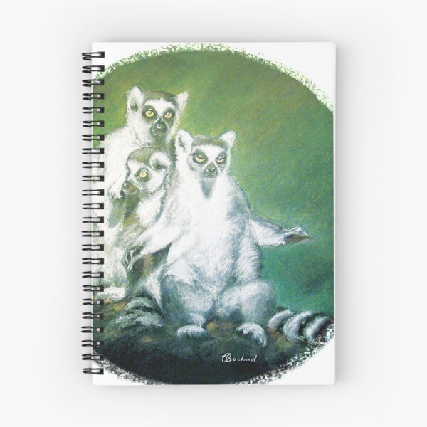 Item preview, Lemur catta trio designed and sold by Caroline Bochud.