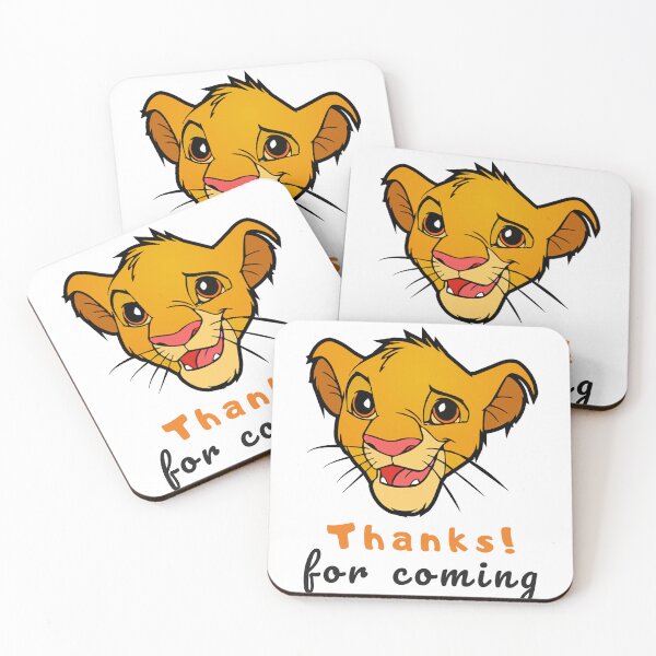 Item preview, Thanks for coming - The Lion King - Simba designed and sold by RotemButzian.