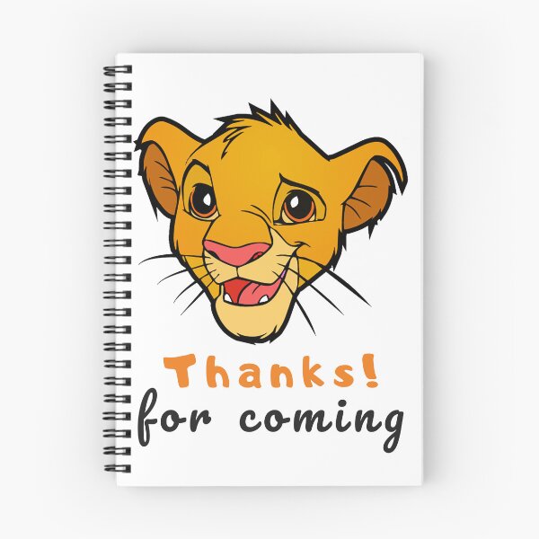 Item preview, Thanks for coming - The Lion King - Simba designed and sold by RotemButzian.