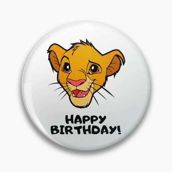 Item preview, Happy Birthday - The Lion King - Simba designed and sold by RotemButzian.