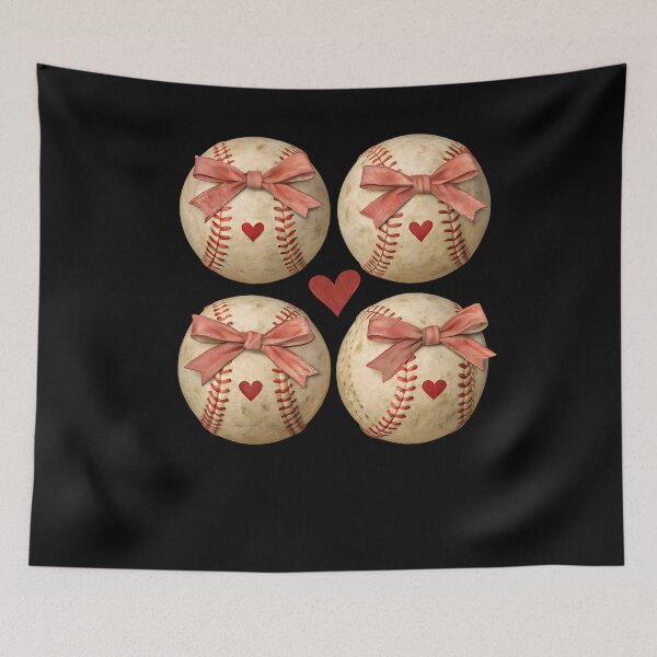 Item preview, Cute Vintage Baseball Bow designed and sold by VinsendDraconi.