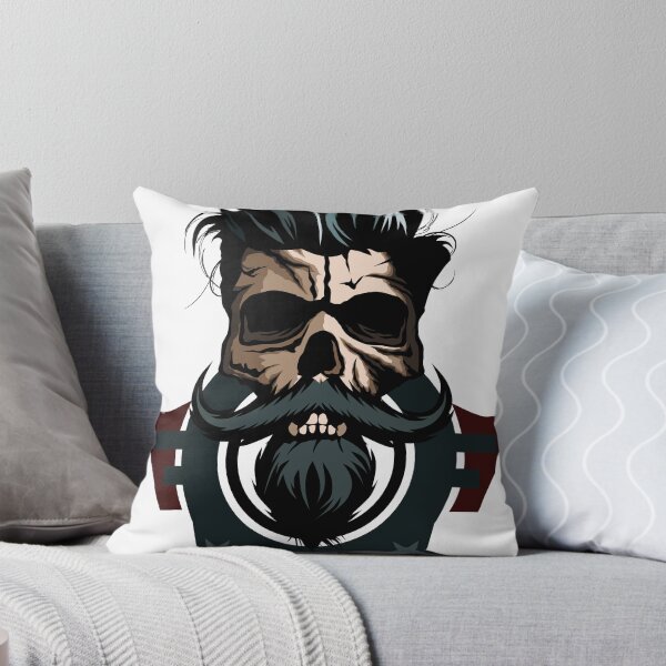 Item preview, skull hipster skull logo mustache goatee goatee designed and sold by Achille3777.
