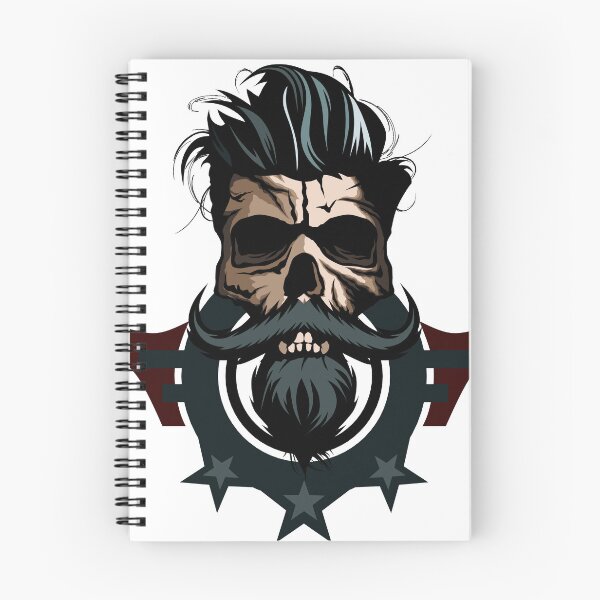 Item preview, skull hipster skull logo mustache goatee goatee designed and sold by Achille3777.