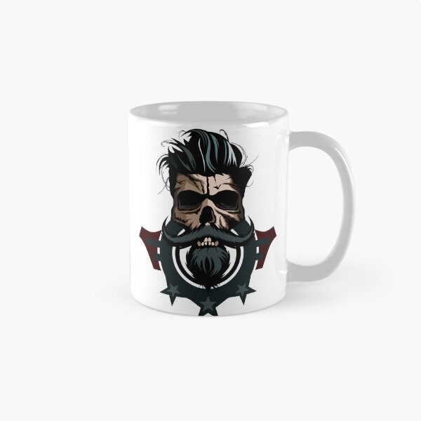 Item preview, skull hipster skull logo mustache goatee goatee designed and sold by Achille3777.