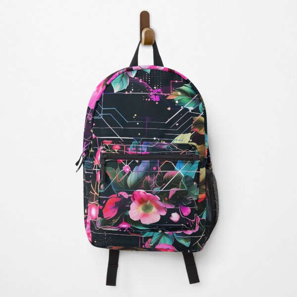 Item preview, Floral Tech Fusion | Nature Meets Technology Art for Science Lovers designed and sold by centaurydesigns.