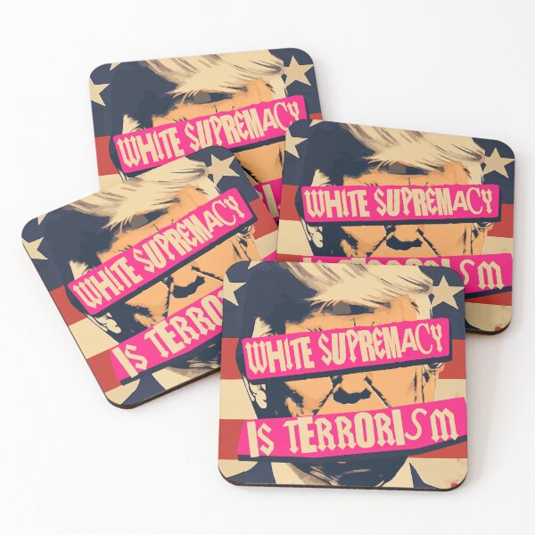 Item preview, White supremacy is terrorism (Fuck Trump) designed and sold by remerasnerdas.