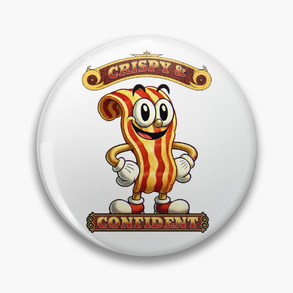 Artikelvorschau, Crispy & Confident Bacon entworfen und verkauft von Dennis' Creative Corner.