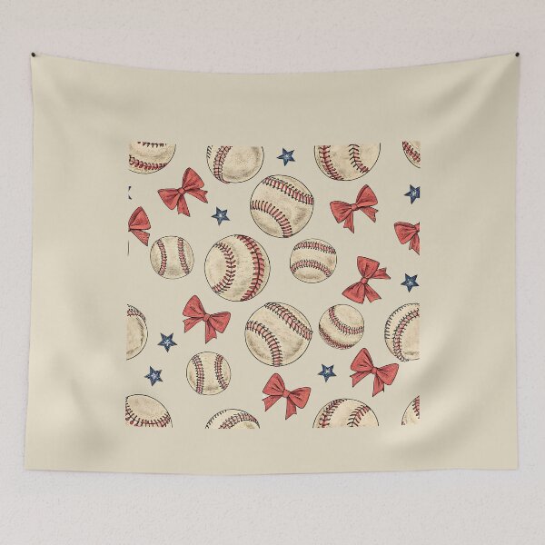 Item preview, Cute Vintage Baseball Bow designed and sold by VinsendDraconi.