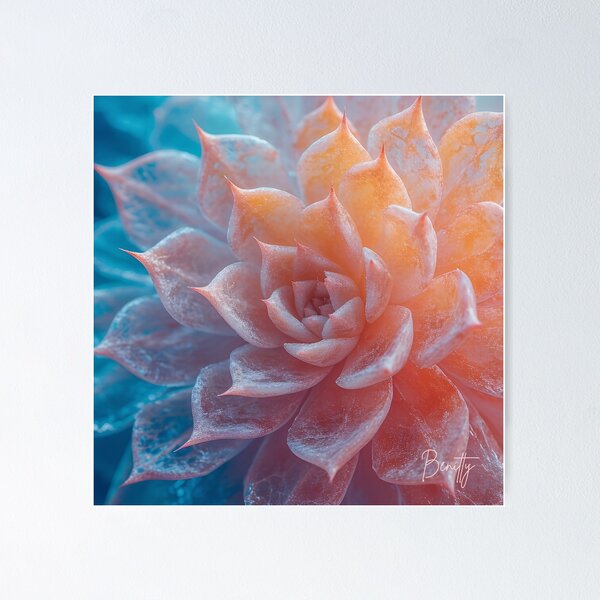 Item preview, Crystal Bloom Pastel Candy Succulent-Pastel Glow designed and sold by Benitty.