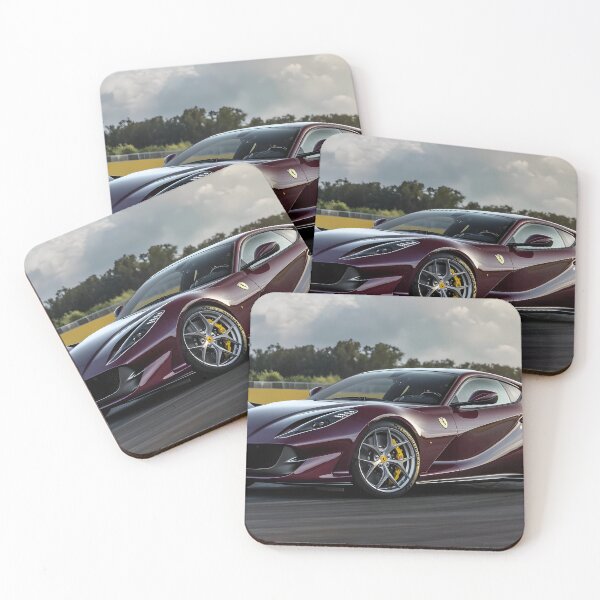 Item preview, Burgundy Ferrari 812 Superfast – Timeless Power & Sophistication designed and sold by AutoPopStudio.