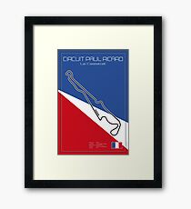 Racetrack Circuit Paul Ricard Framed Print