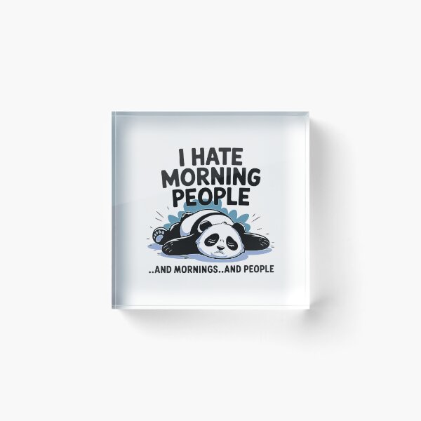 Item preview, I Hate Morning People and Morning and People designed and sold by Designx99Shirt.