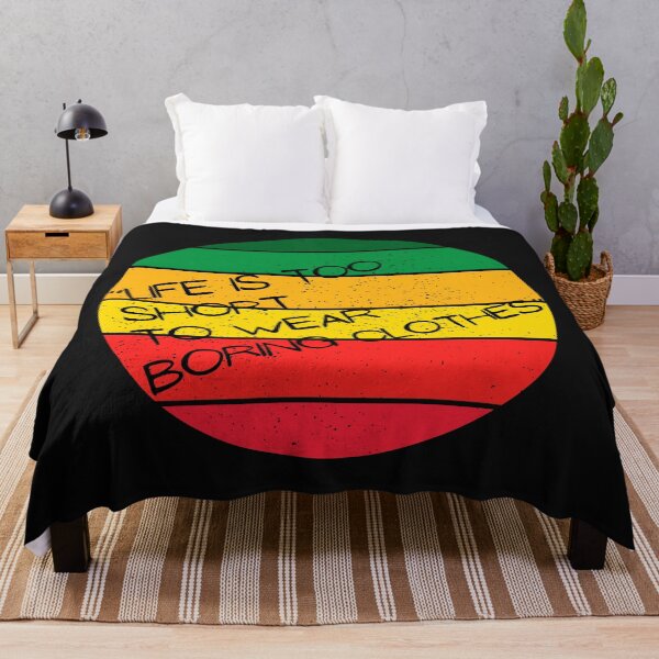 Item preview, "Life Is Too Short to Wear Boring Clothes - Colorful Retro Design" designed and sold by likeforcode.