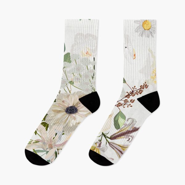 Item preview, Vintage luxury seamless pattern with detailed hand drawn flowers - blooming magnolia, roses, eucalyptus and herbs. designed and sold by MatyKotiv.