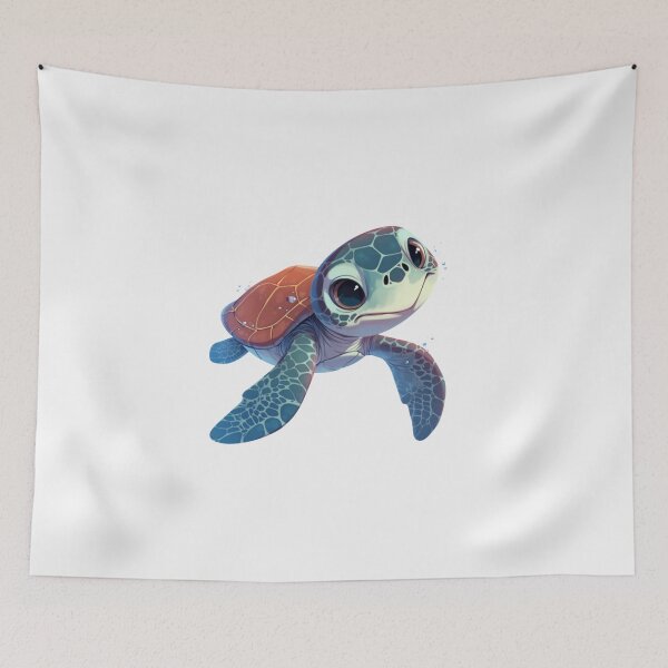 Item preview, Cute happy friend sea turtle designed and sold by PatternFly.