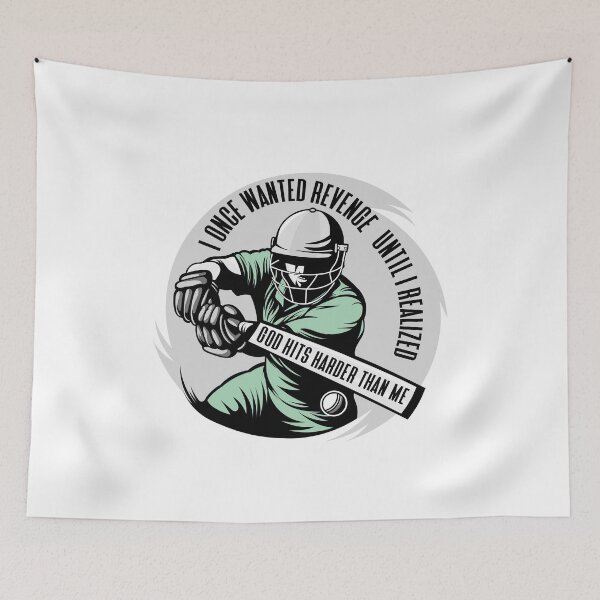 Item preview, I ONCE WANTED REVENGE UNTIL I REALIZED GOD HITS HARDER THEN ME designed and sold by wildwhimsical.