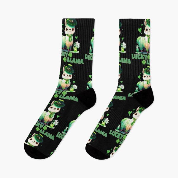 Item preview, Saint Patrick's Day Llama designed and sold by I-wanna-T-shirt.