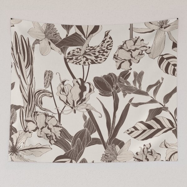 Item preview, Floral seamless pattern. Flower  background. Flourish tiled ornamental texture with flowers. Floral garden. designed and sold by MatyKotiv.