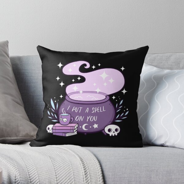 Witch Cauldron | Nikury Throw Pillow