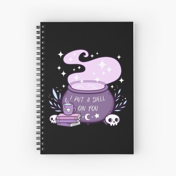 Witch Cauldron Spiral Notebook
