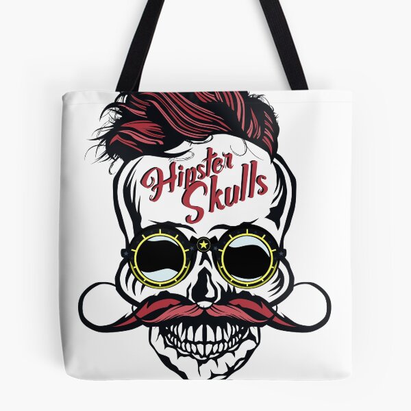 Item preview, hipster skull mustache hairstyle round sunglasses fancy designed and sold by Achille3777.