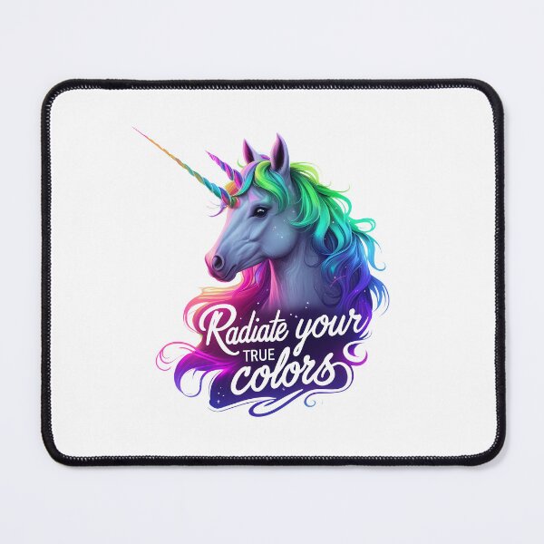 Item preview, Radiate Your True Colors – Aurora Unicorn designed and sold by zoughlal.