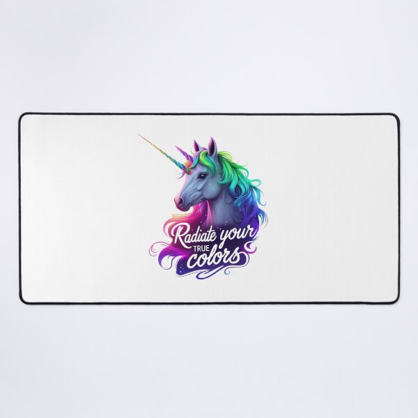 Item preview, Radiate Your True Colors – Aurora Unicorn designed and sold by zoughlal.